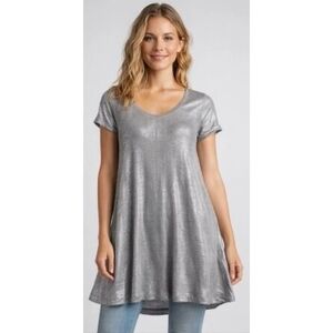 Free People | Metallic Top